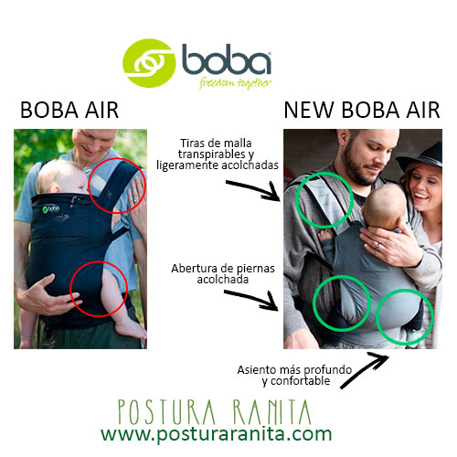 New-Boba-Air-Portabebés-ligeros-postura-ranita