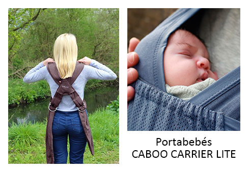Portabebés-Caboo-Carrier-Lite-Porteo-en-verano